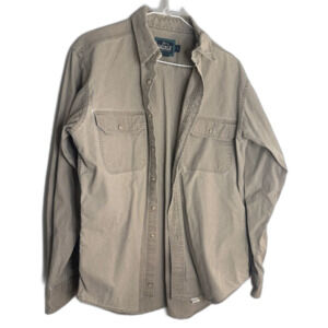 Woolrich Men's Casual Button Down Shirt - Tan